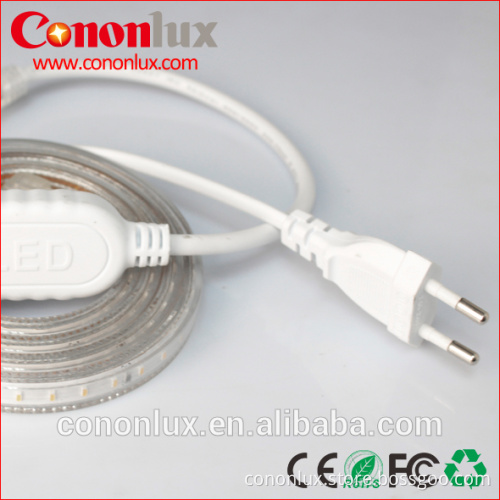 High voltage 220V LED strip SMD 3528 , IP65 outdoor lighting flexible for tree decorate